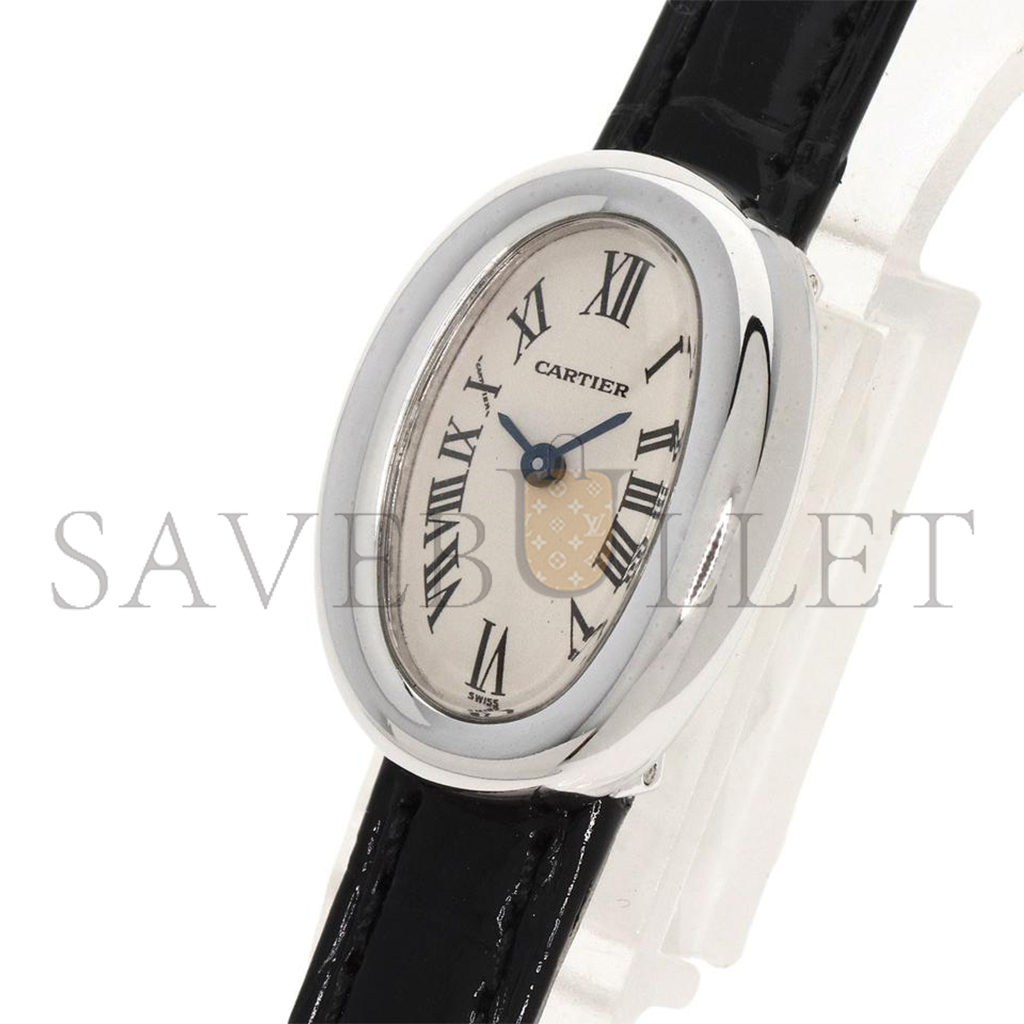 CARTIER BAIGNOIRE 24 MM WHITE GOLD WATCH W1518956